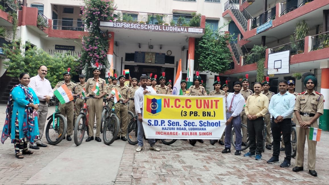 S.D.P’s. NCC CADETS (3PB.BN) TOOK OUT CYCLE RALLY